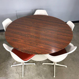 Burke Dining Set With Rosewood Tulip Table (FREE SHIPPING)