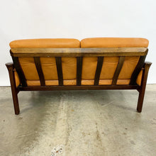 Load image into Gallery viewer, Danish Leather & Rosewood Loveseat Designed by Arne Vodder for Cado (FREE SHIPPING)