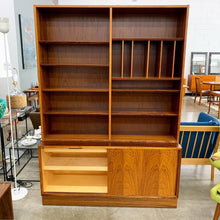 Load image into Gallery viewer, Danish Rosewood Credenza &amp; Bookcase by Poul Hundevad (FREE SHIPPING)