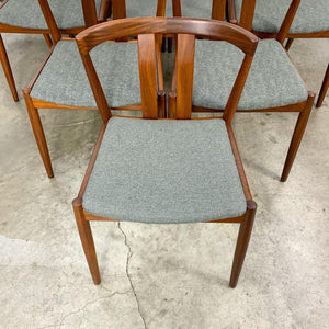 Newly Refinished & Reupholstered Set of 10 Dining Chairs (FREE SHIPPING)