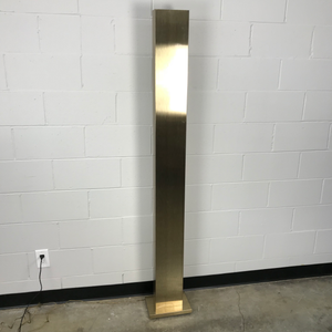 Brushed Bronze Casella Skyscraper Torchiere Floor Lamp (FREE SHIPPING)