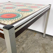Load image into Gallery viewer, Danish Tile Top, Rosewood, &amp; Chrome Table (FREE SHIPPING)