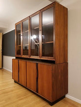 Load image into Gallery viewer, John Kapel Walnut Credenza &amp; Hutch for Glenn of California (FREE SHIPPING)