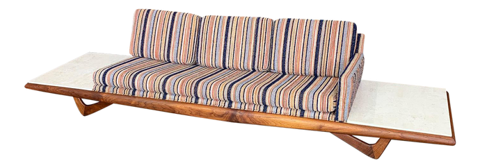 Long Platform Sofa Designed by Adrian Pearsall for Craft Associates (FREE SHIPPING)