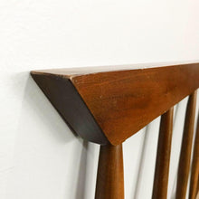 Load image into Gallery viewer, Mid Century Modern Full Size Walnut Headboard (FREE SHIPPING)