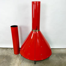 Load image into Gallery viewer, Mid Century Modern Red Preway Wood Burning Fireplace (FREE SHIPPING)