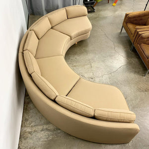 Modern Vladimir Kagan Style Large Curved Sofa (FREE SHIPPING)