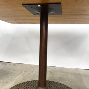 Solid Oak Top Table Designed by Ilmari Tapiovaara for Icf Furniture (FREE SHIPPING)