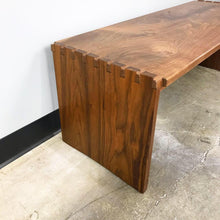 Load image into Gallery viewer, Solid Walnut Modern Bench (FREE SHIPPING)
