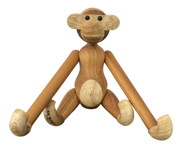 Teak Monkey by Kay Bojesen (FREE SHIPPING)